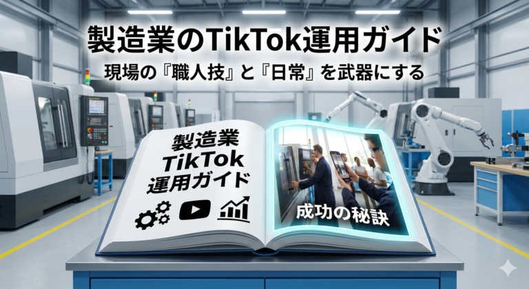 製造業のTikTok運用ガイド｜工場の魅力を伝える動画の作り方