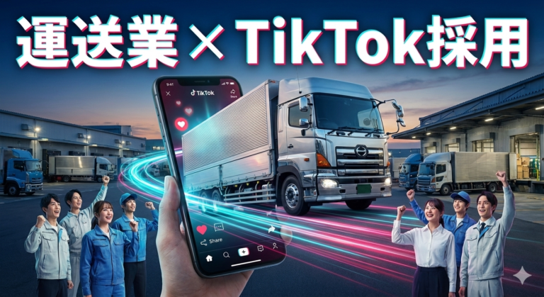 運送業のTikTok運用完全ガイド｜ドライバー採用に効く動画戦略